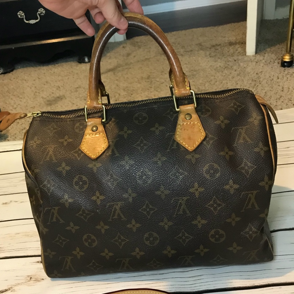 Louis Vuitton Speedy 30 with Cross Body Strap